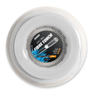 Topspin Tennis String Fibre Touch (Power + Comfort) white 200m reel